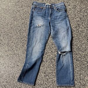 Madewell Straight Crop Jeans